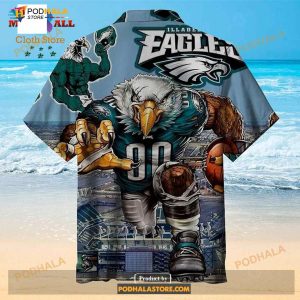 Philadelphia Eagles Logo For Man And Women Funny Hawaiian Shirt 2