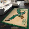 Philadelphia Eagles NFL Team Retro Rug, Gift Home Decor Rectangle Area Rug