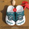 Philadelphia Eagles Printed Gift For Lover Rubber Comfy Footwear Crocs Clog Shoes