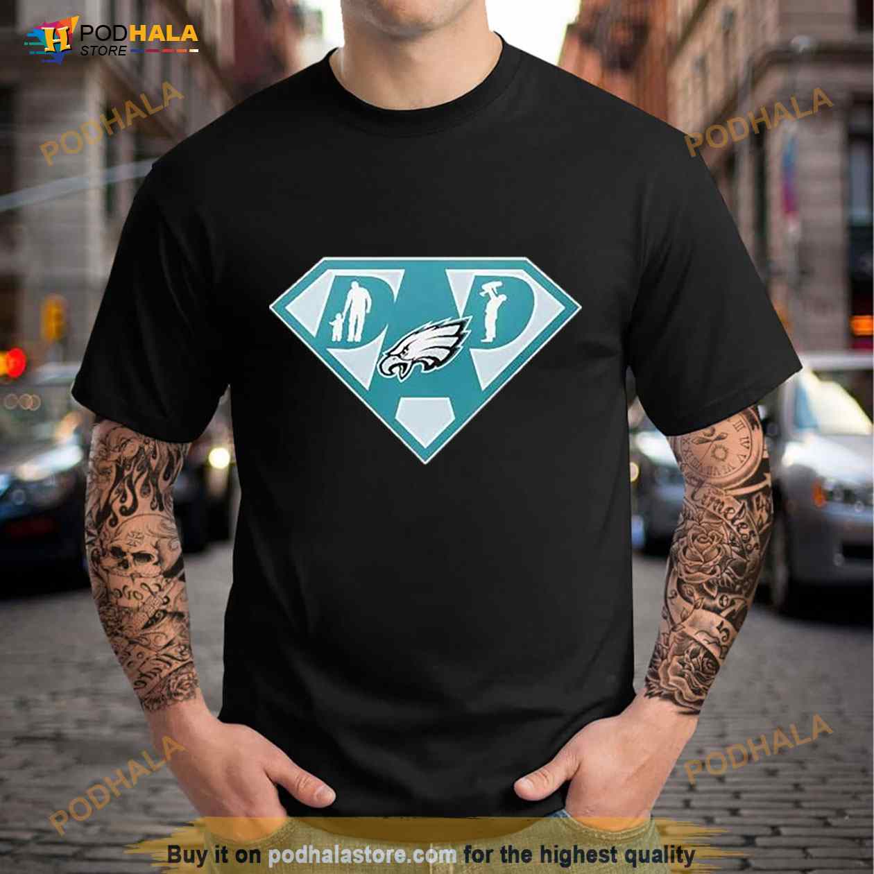 Philadelphia Eagles Super Dad Shirt - Bring Your Ideas, Thoughts