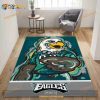 Philadelphia Eagles X NFL Reangle Area Rug, Bedroom Rug, Christmas Gift Us Decor