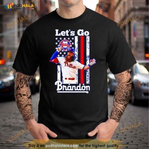 Philadelphia Phillies Bryce Harper Let's Go Brandon Shirt 3