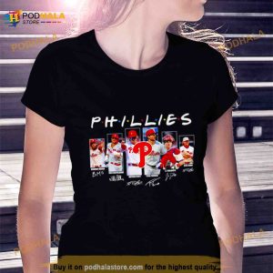 Philadelphia Phillies Friends Players Signatures Shirt 2