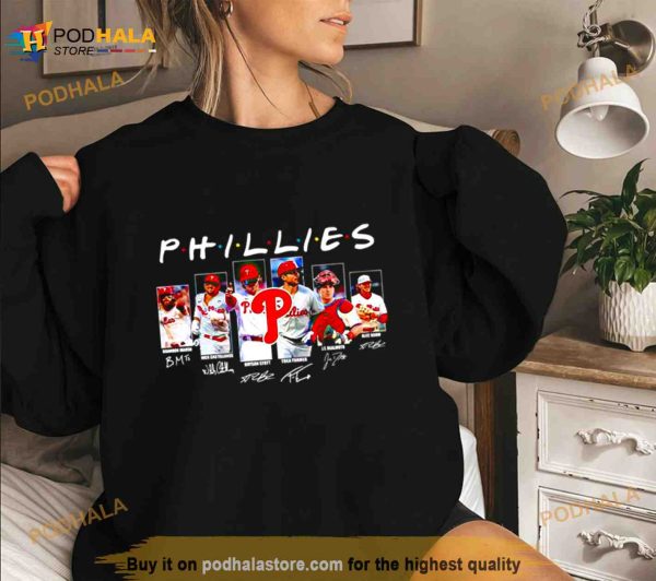 Philadelphia Phillies Players Names And Signatures Shirt
