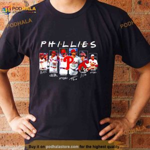Philadelphia Phillies Players Names And Signatures Shirt 3