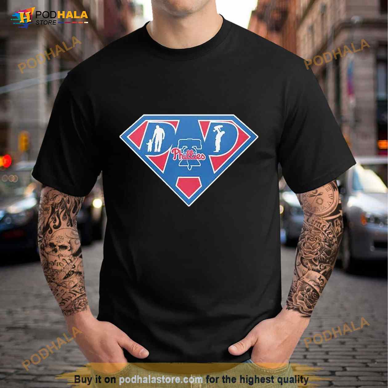Philadelphia Phillies Super Dad Shirt - Bring Your Ideas, Thoughts
