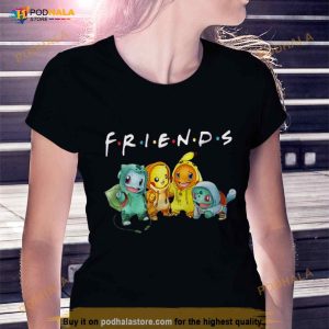 Pikachu Bulbasaur Charmander Squirtle Anime Pokemon Shirt 3