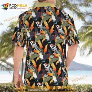Pikipek On Summer Day Beach Pokemon 3d Funny Hawaiian Shirt 3
