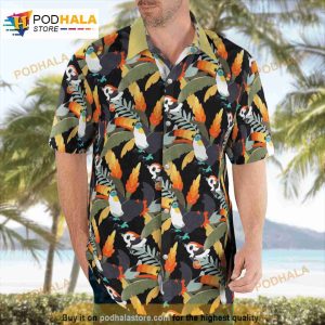 Pikipek On Summer Day Beach Pokemon 3d Funny Hawaiian Shirt 4
