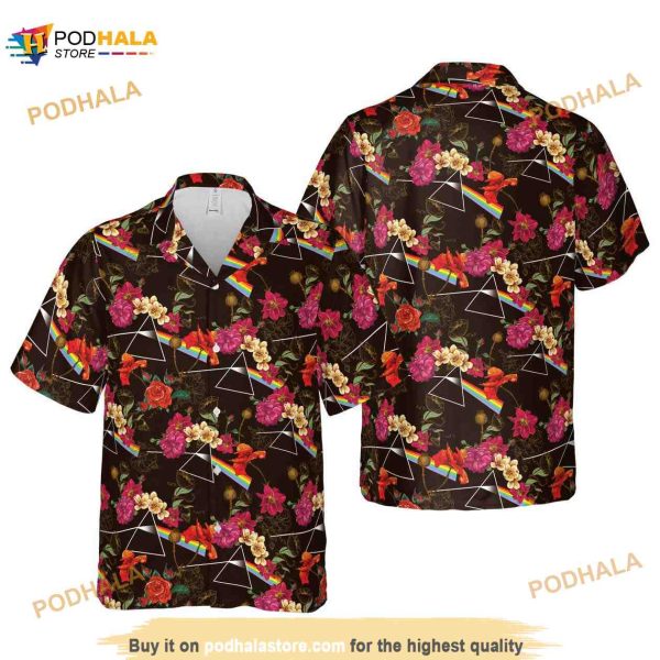 Pink Floyd 3D Funny Hawaiian Shirt, Pink Floyd Button Up Shirt