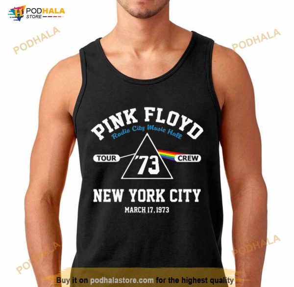 Pink Floyd Radio City Music Hall Tour ’73 Crew New York City Shirt