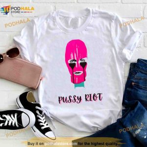 Pink Hat Art Pussy Riot Shirt 3