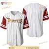 Pirates Of The Caribbean Skull Crossbones Pinstripe 3D Baseball Jersey