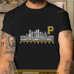 Pittsburgh Pirates 2023 Season Team Angels Players Names In City Shirt 3
