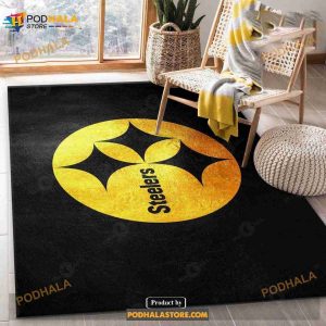 Pittsburgh Steelers NFL Teams Area Rug, Kitchen Rug, Us Gift Decor