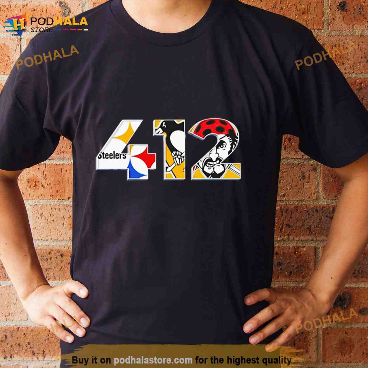 Pittsburgh Steelers Penguins And Pirates 412 Shirt - Bring Your