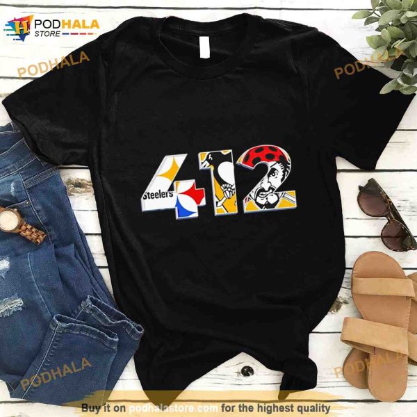 Pittsburgh Steelers Penguins And Pirates 412 Shirt