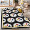 Pittsburgh Steelers Repeat Rug NFL Team Area Rug Bedroom Rug Home Decor Floor Decor
