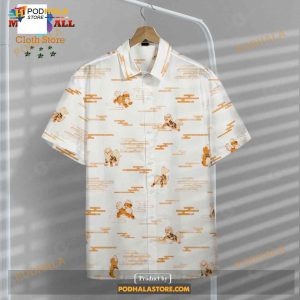 Pokemon Arcanine Evolution White Pokemon Funny Hawaiian Shirt 2