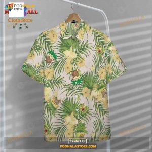 Pokemon Exeggutor Palm Leafs Pokemon Alohafunny Hawaiian Shirt 4
