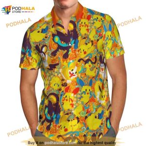 Pokemon Hawaiian Shirt, Best Pikachu On Summer Gift For Women Men