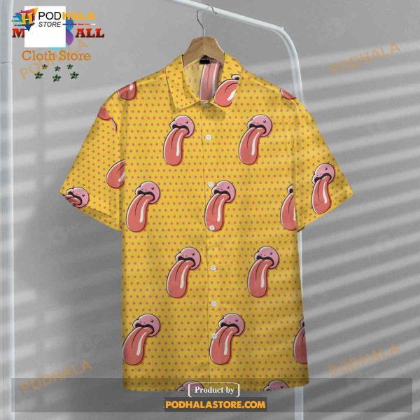 Pokemon Lickitung Yellow Pokemon Aloha Funny Hawaiian Shirt