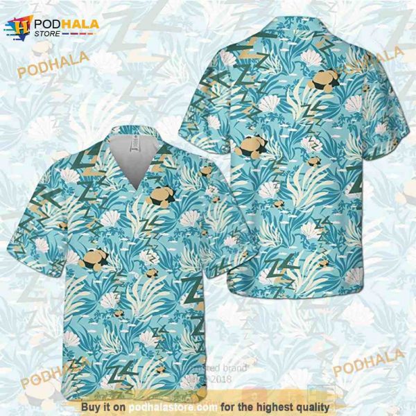 Pokemon Snorlax 3D Hawaiian Shirt For Women Men