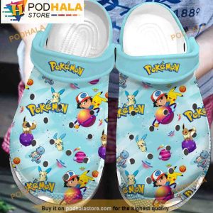 Pokemon Special Edition Blue 3D Clog