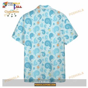 Pokemon Squirtle Pattern Cute Blue Pokemon Funny Hawaiian Shirt 2