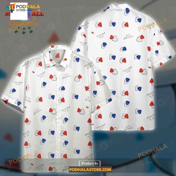 Pokemon Togepi Egg Pattern White Pokemon Funny Hawaiian Shirt