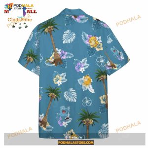 Pokemon Tropical Alolan Exeggutor Pokemon Funny Hawaiian Shirt 3