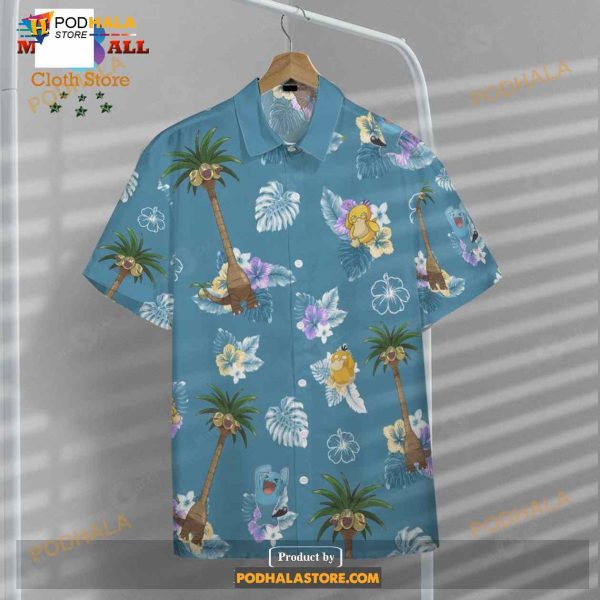 Pokemon Tropical Alolan Exeggutor Pokemon Funny Hawaiian Shirt
