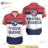 Postal Worker Logo Hawaiian Shirt, Postal Worker 3D Hawaii Shirt