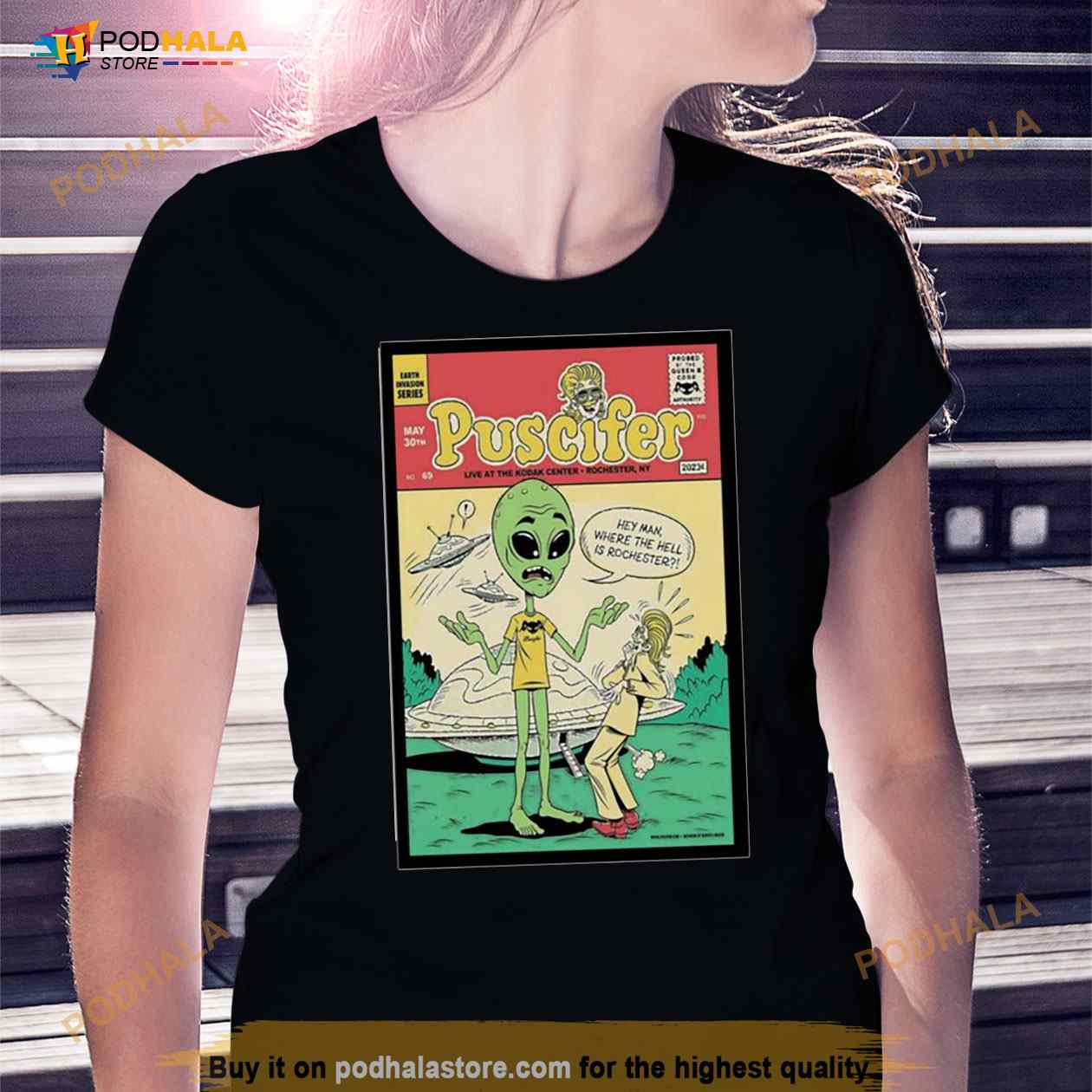 Poster Puscifer 2023 Rochester, NY Shirt Poster Puscifer 2023 Rochester, NY Shirt