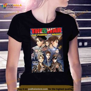 Power Cartoon Art Exo Kpop Band Shirt