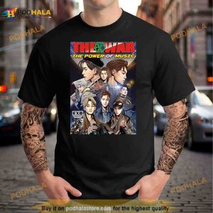 Power Cartoon Art Exo Kpop Band Shirt 2