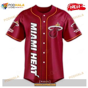 Premium Miami Heat 1988 Sports Fan Red Design Jersey Shirt 2