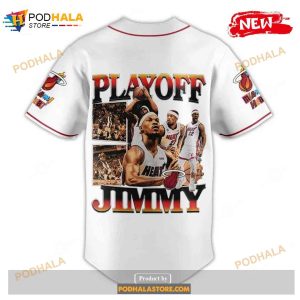 Premium Miami Heat Sports Fan White Color Jersey Shirt 3