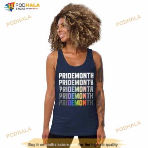 Happy Pride Month Gay Pride LGBTQI+ Rainbow Flag' Unisex Jersey T