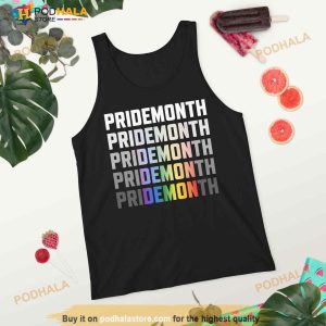 Happy Pride Month Gay Pride LGBTQI+ Rainbow Flag' Unisex Jersey T