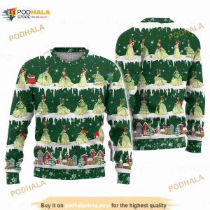 Princess Tiana Christmas 3D Funny Ugly Sweater