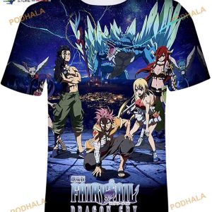 Print Fairy Tail Anime Fans 3D Shirt