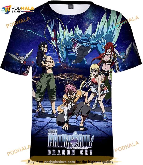 Print Fairy Tail Anime Fans 3D Shirt