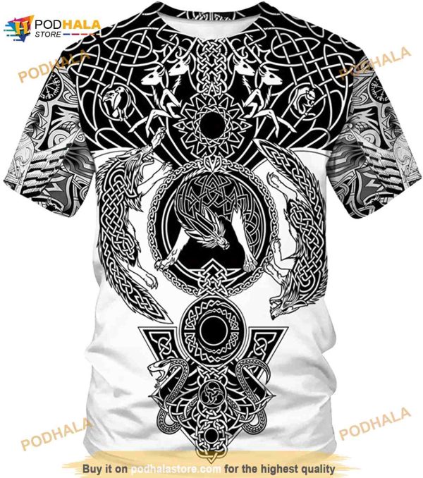Print Norse Mythology 3D Shirt
