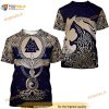 Print Norse Mythology Tattoo Clothes 3D Shirt For Women Men