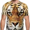 Print Tiger 3D Shirt, Novelty 3D Shirt