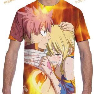 Printing Fairy Tail Mens 3D T-Shirt For Women Men