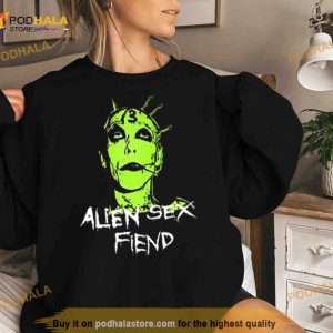 Punk Artwork Long Alien Sex Fiend Shirt