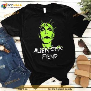 Punk Artwork Long Alien Sex Fiend Shirt 2
