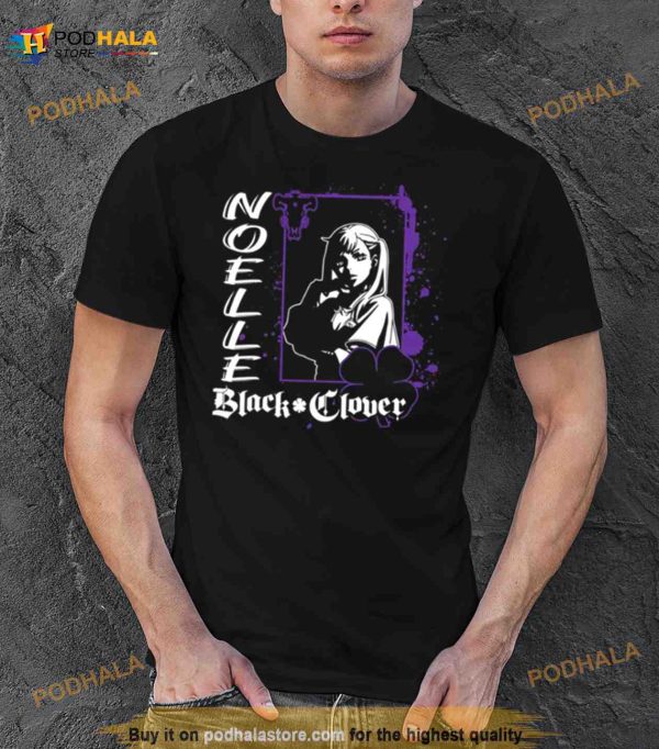 Purple And White Black Clover Shirt